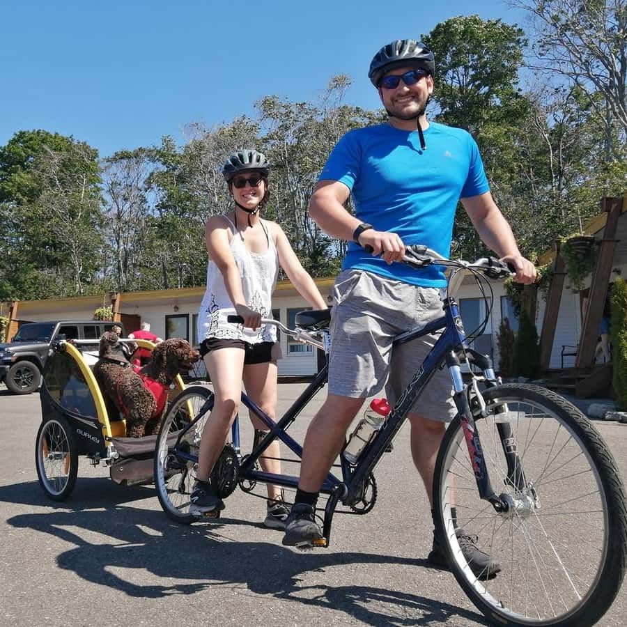 Quebec Alquiler de bicicletas tándem en la Isla de Orleans