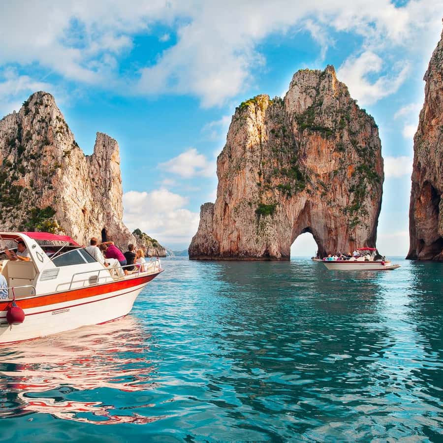 From Sorrento: Capri Island Boat Day Trip