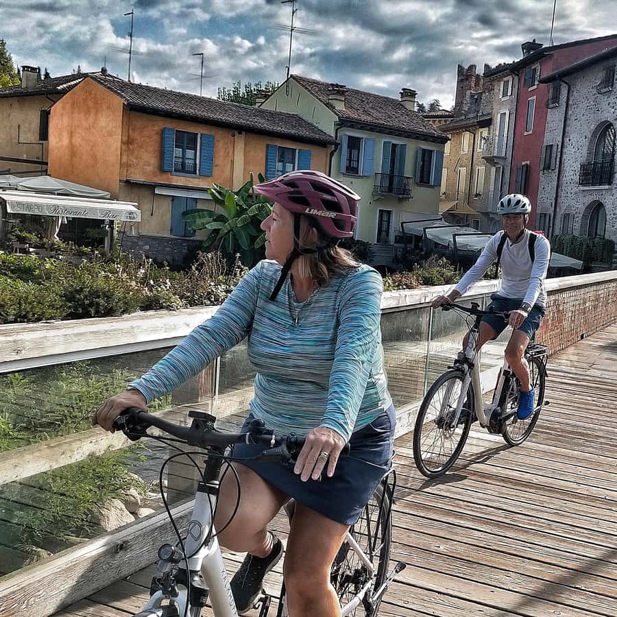 Mincio Cartina Piste Ciclabili Lago Di Garda Peschiera Del Garda