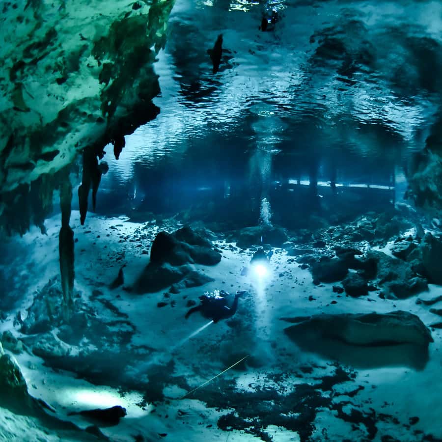 Tulum : Dos Ojos cenote 2 scuba dives (certified divers