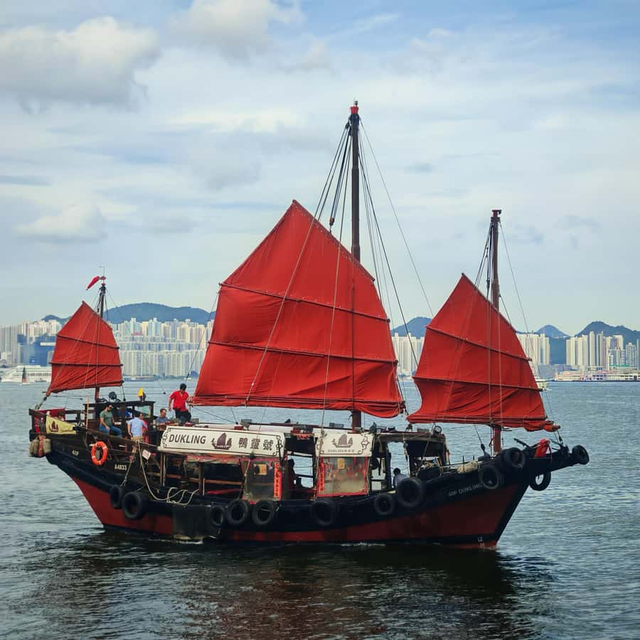 香港ドゥクリング、ビクトリア・ハーバーでのアンティーク