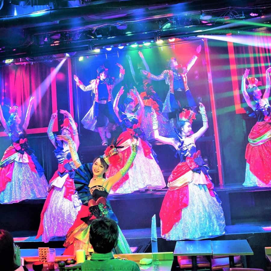 Tokyo GINZA: KONPARU Japanese Cabaret Show with Drink