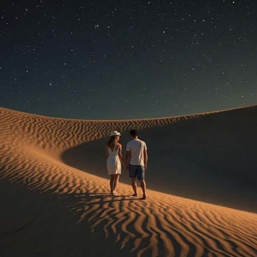 Private Night Desert Safari Stargazing And Camel Ride GetYourGuide