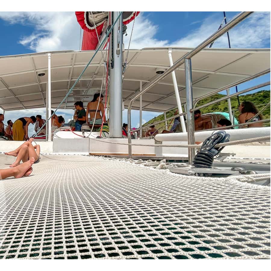 From St Martin: Prickly Pear Island Day Catamaran Trip