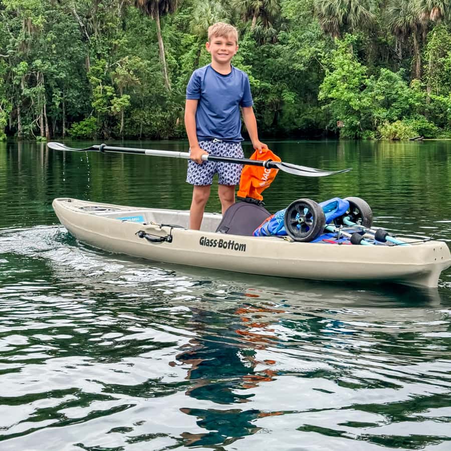 Silver Springs: Guided Glass Bottom Kayak Tour