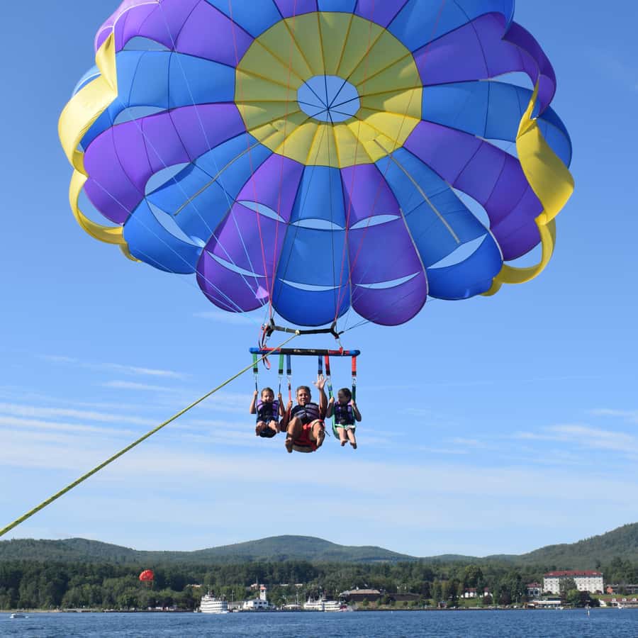 New York: Lake George Parasailing Experience