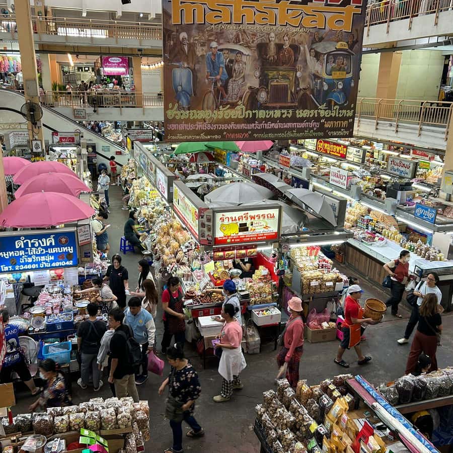 Ciudad Vieja de Chiang Mai, Mercado Local, Recorrido gastronómico