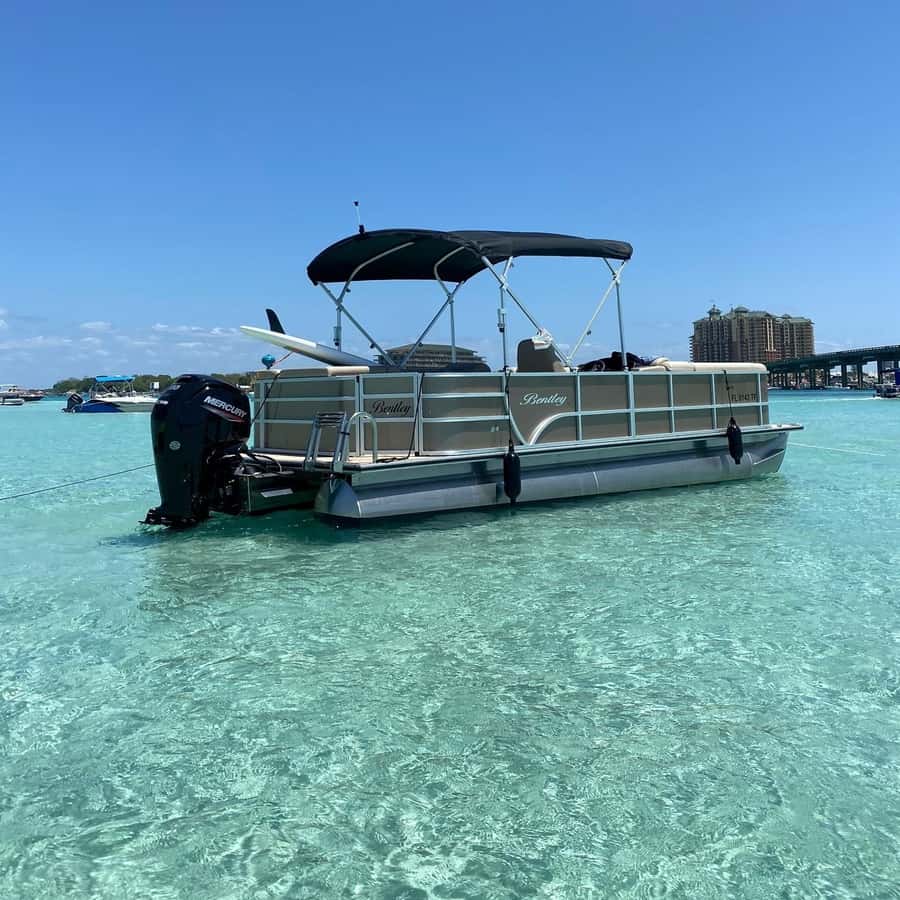 Half Day Pontoon Boat Rental- Okaloosa Island