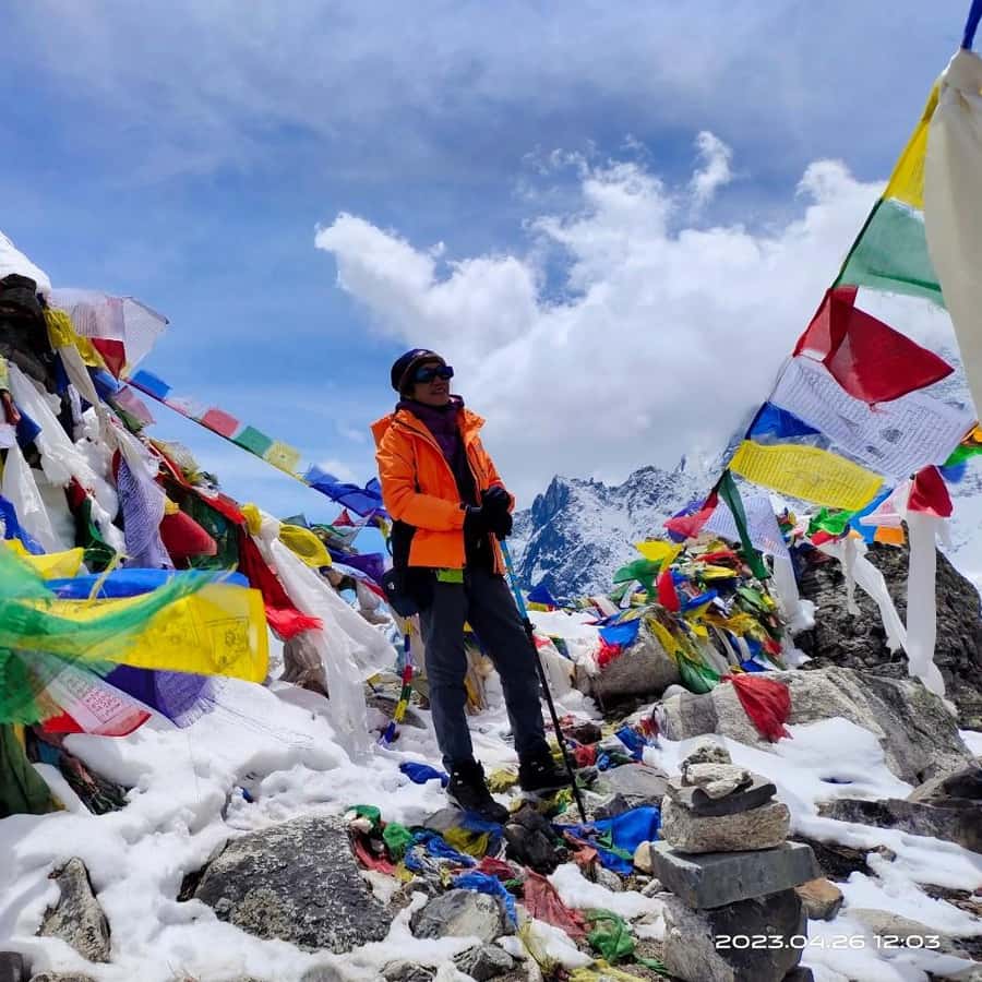 Everest, voie du col Sud, vu par drone, 2024 : r/Mountaineering, image size:900x900