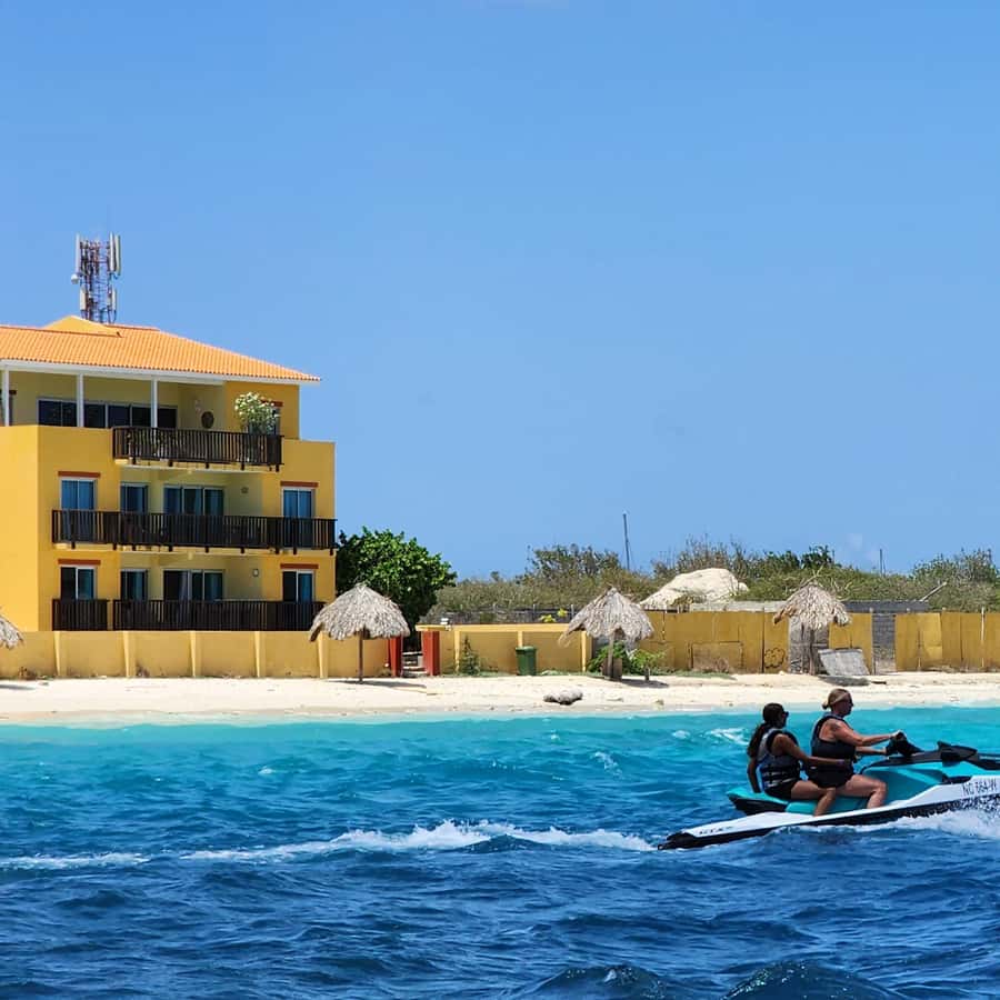 1 hour Curacao Coastal and Spanishwater lagoon jetski tour