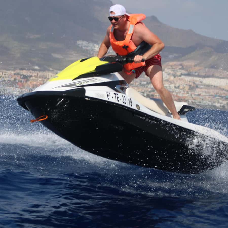 Puerto Colón: Yamaha Jet Ski Tour Along Tenerife's Coast