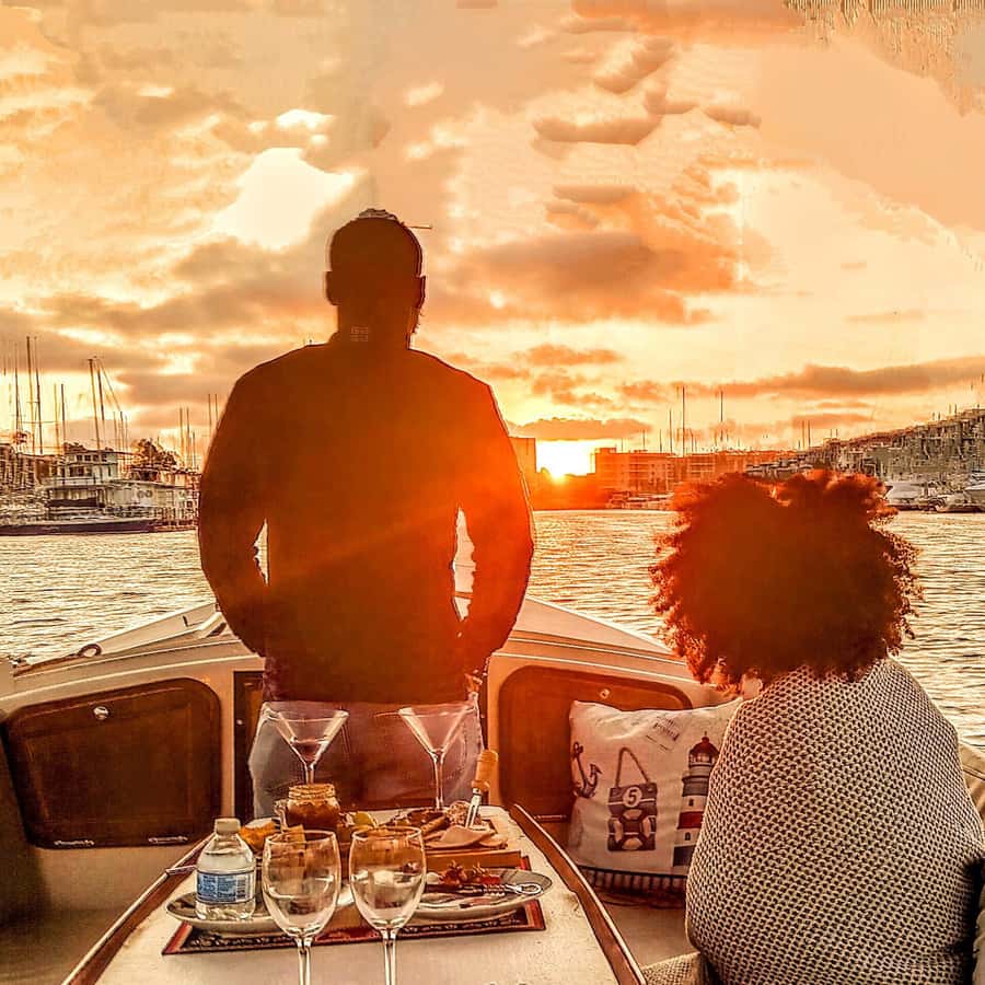 Romantic Surprise Dinner Cruise or Wine & Charcuterie Tour