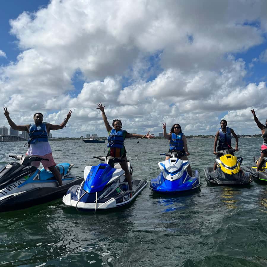 Miami: Biscayne Bay and Miami Beach Guided Jet Ski Adventure