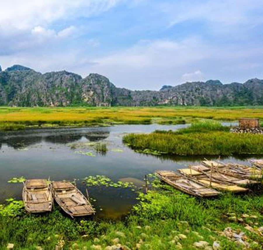 Hanoi-Ninh Binh: Hoa Lu,Tam Coc/Trang Anh Eco, Mua Cave,Bike