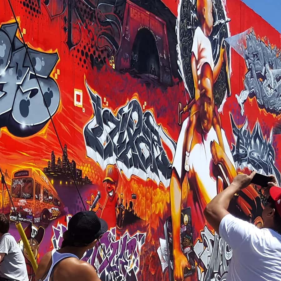 ロサンゼルスアート地区ストリートアート、グラフィティウォーキング