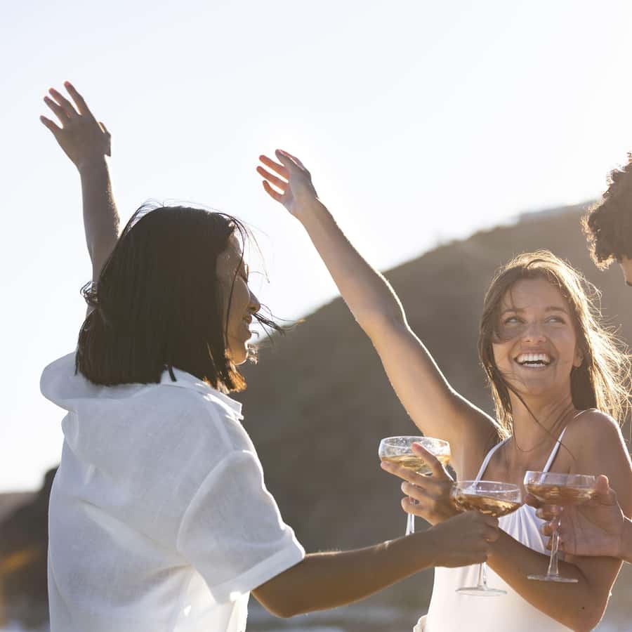 Malaga: Catamaran Sunset or Night Cruise w/ Live DJ & Drink