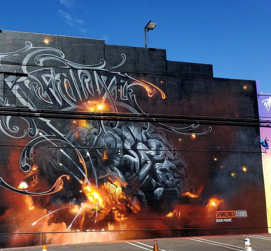 ロサンゼルスアート地区ストリートアート、グラフィティ