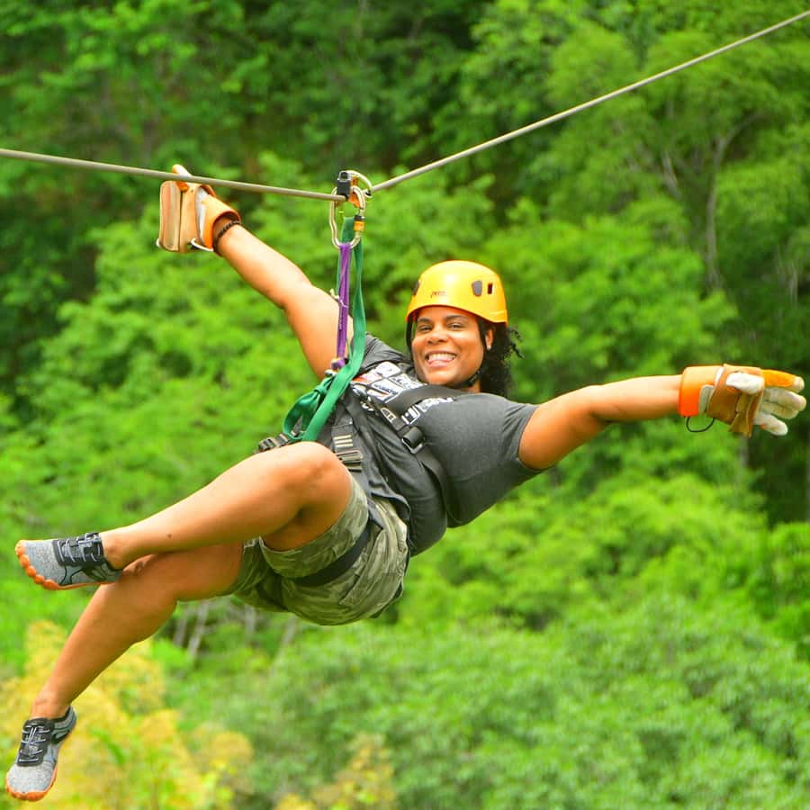 Line For Ridwe Jaco Zip Line with Tarzan Swing, Hanging Bridges, Truck Ride | GetYourGuide