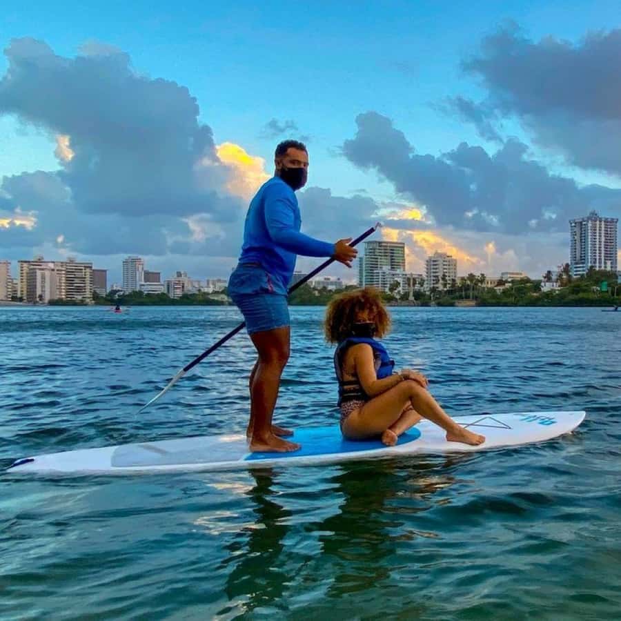 San Juan: Paddleboard Rental at Condado Lagoon