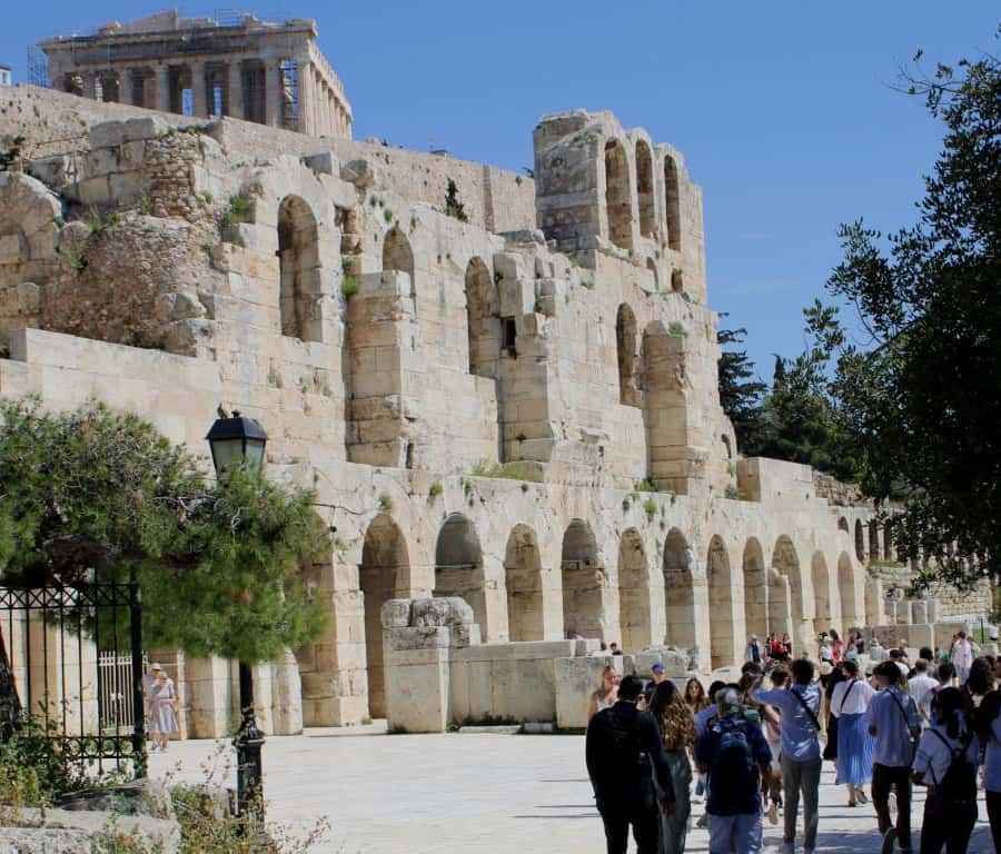 Percy Jackson Athena's Parthenon Athena's Temple Keychain