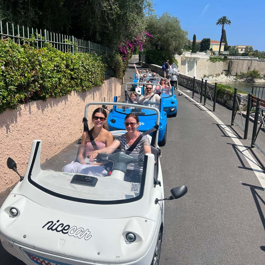 From Nice: 2-Hour Scenic Drive by 3-Wheel Vehicle