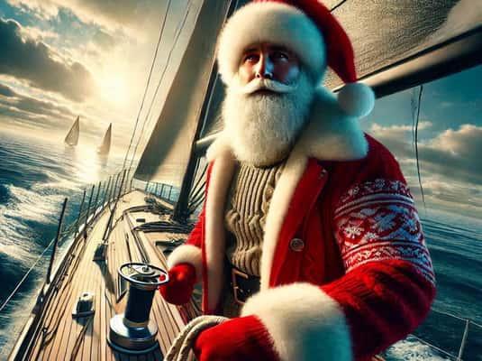 Segeln mit dem Weihnachtsmann