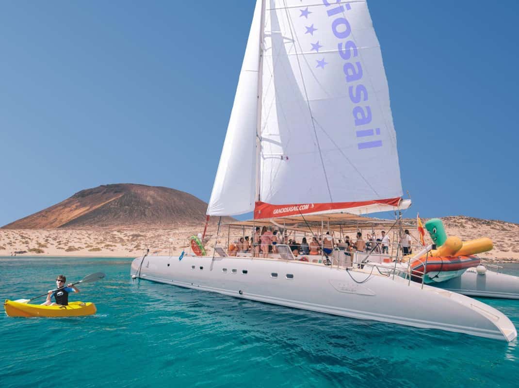 Zeiltrip rond La Graciosa vanaf Lanzarote