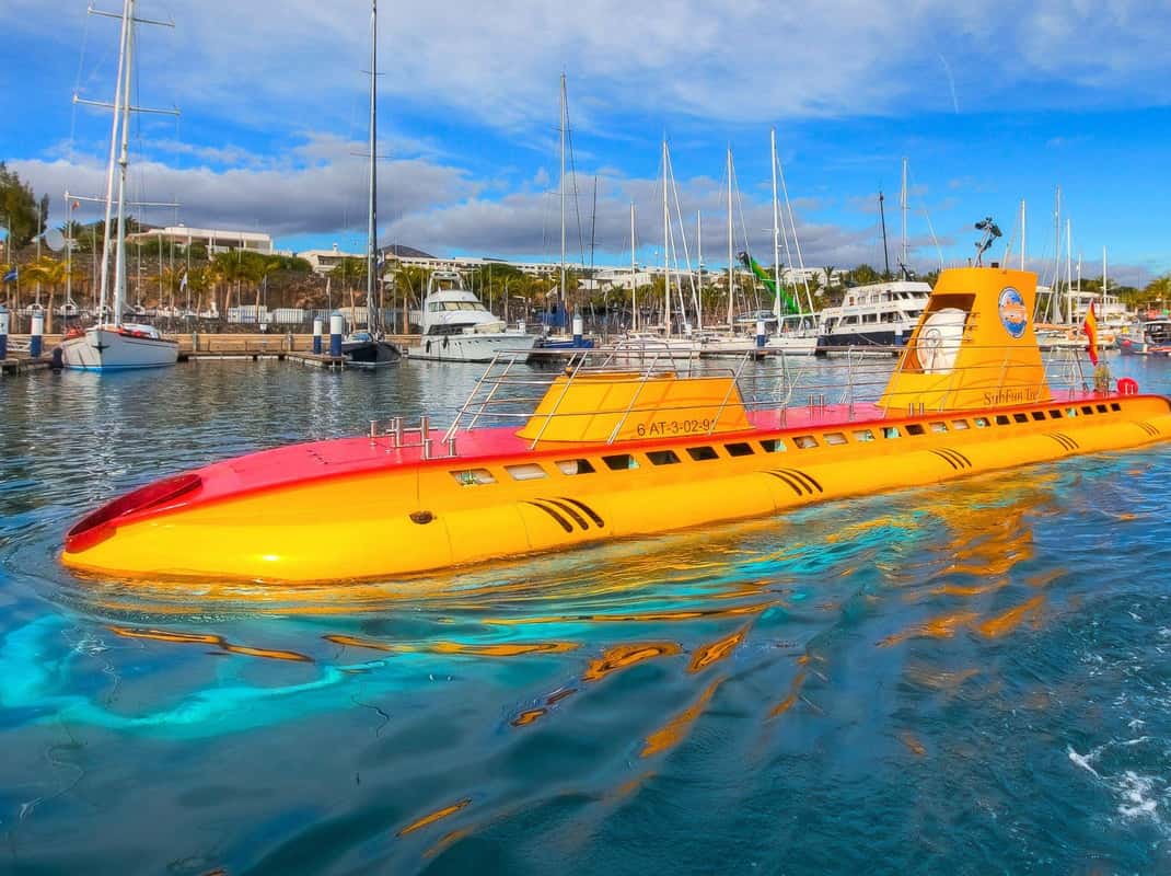 Onderzeeboot-excursie in Puerto Calero, Lanzarote