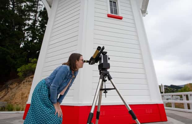 image n.1 of From Akaroa Lighthouse: Solar Explorer activity in South Island, uploaded by supplier