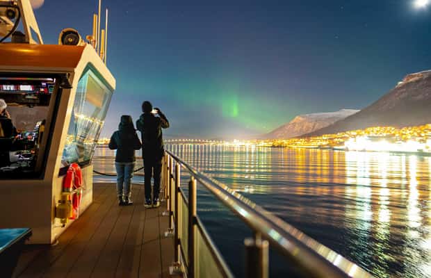 bild nr.1 av Tromsö: Middagskryssning med Aurora med hybridelektrisk katamaran aktivitet i Tromsø, uppladdad av arrangören