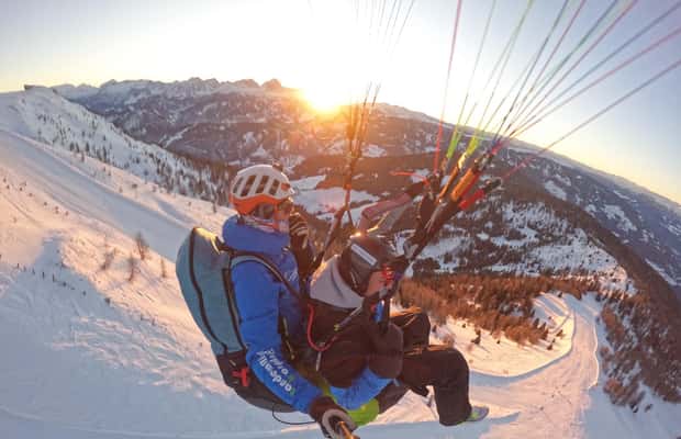 image n.1 of Paragliding Tandem Flight Kronplatz Dolomites Alps activity in Brunico, uploaded by supplier