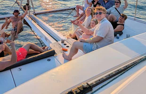 image n.1 of Chania Old Port: Luxury Sunset Catamaran Cruise with Wine activity in Crete, uploaded by supplier