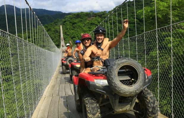 image n.1 of Puerto Vallarta: Jorullo Bridge ATV, Waterfall, Tequila Tour activity in Jalisco, uploaded by supplier