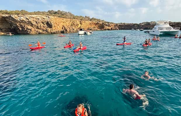 image n.1 of Ibiza by Sea: Coves, Caves, Water Sports & Open Bar activity in Sant Josep de sa Talaia, uploaded by supplier