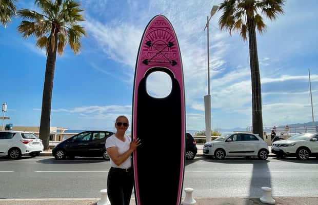 afbeelding n.1 van Transparante Stand Up Paddle Verhuur (tweezitter) activiteit in Antibes, geüpload door aanbieder