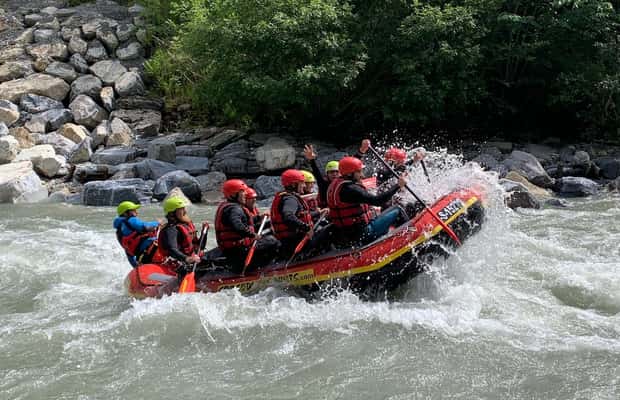 image n.1 of Stegenwald near Werfen: Sport rafting on the Salzach activity in Upper Austria, uploaded by supplier