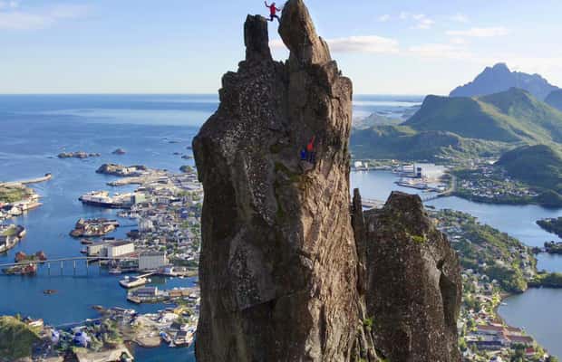 image n.1 of Lofoten: Climb Svolværgeita with a certified tour guide and experience the adventure! activity in Svolvær, uploaded by supplier