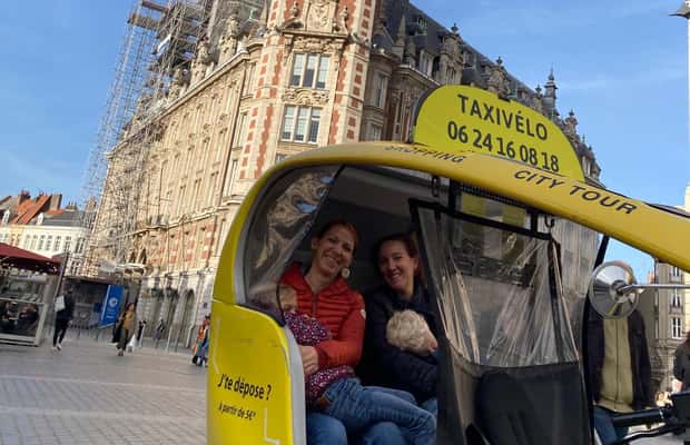 image n.1 of Private guided tour by electric bike taxi activity in Lille, uploaded by supplier