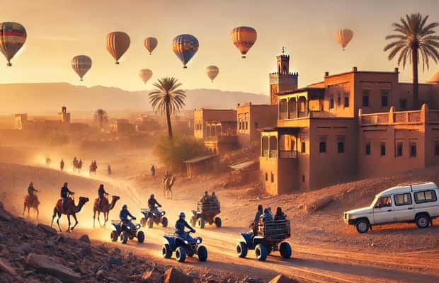 image n.1 of Sunrise Hot Air Balloon, Camel Ride & Quad Bike Fr Marrakech activity in Marrakesh-Safi, uploaded by supplier