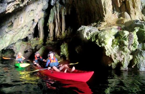image n.1 of Amalfi: Kayak-Snorkel to Pandora Cave, Hidden Beach & Drinks activity in Ravello, uploaded by supplier