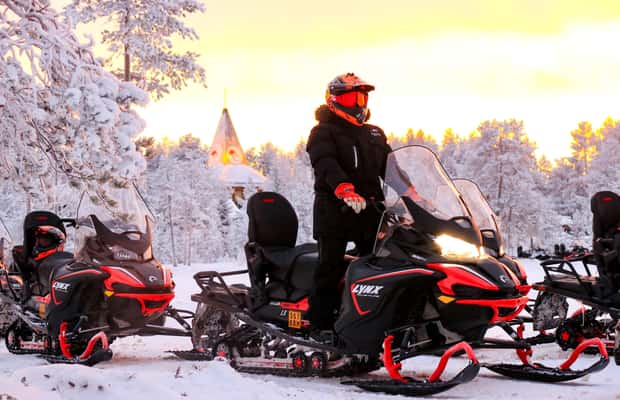 Bild Nr. 1 von Rovaniemi: Geführte Schneemobilfahrt durch die Wildnis Aktivität in Rovaniemi, hochgeladen vom Anbieter