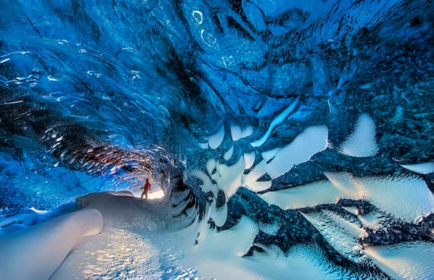 Obraz nr 1 z atrakcji Jökulsárlón: Jaskinia lodowa Vatnajökull - wycieczka z przewodnikiem w Norðurland eystra (Region Północno-Wschodni), przesłany przez organizatora