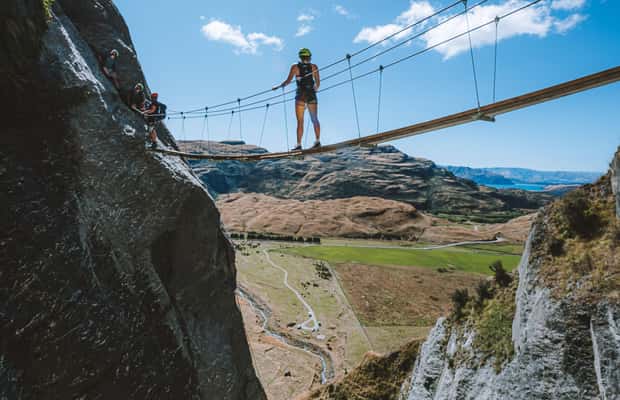 image n.1 of Wanaka: 4-Hour Intermediate Waterfall Cable Climb activity in South Island, uploaded by supplier