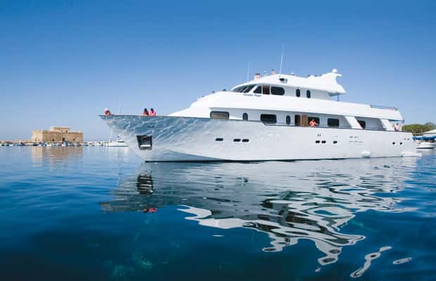 image n.1 of Paphos: Adults Only Cruise with Drinks, Food, Bus, Swim Stop activity in Peyia, uploaded by supplier