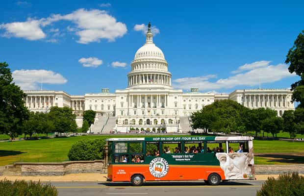 billede nr.1 af aktiviteten Washington, DC: Hop på-/hop af-trolley byrundvisning i den gamle bydel i Washington, DC, uploadet af udbyder