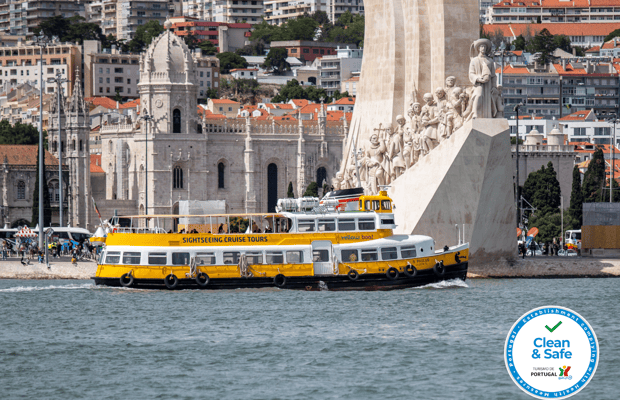 imagem n.1 de Lisboa: Passeio de Barco Amarelo no Rio Tejo atividade em Lisboa, carregada pelo fornecedor