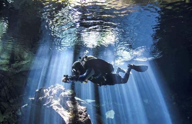 slika št. 1 aktivnosti Iz Cancuna: potapljaška izkušnja Chikin Ha Cenote na destinaciji Quintana Roo, naložil dobavitelj