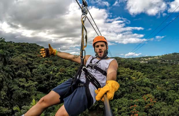 billede nr.1 af aktiviteten Fra San Juan: Zipline Canopy Adventure Tour i Río Grande, Puerto Rico, uploadet af udbyder