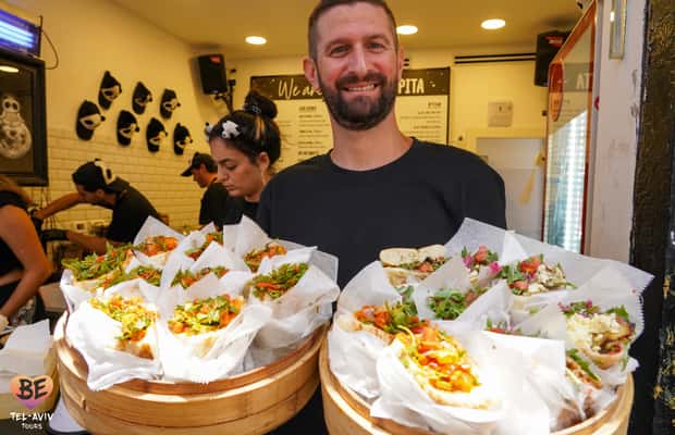 bild nr.1 av Tel Aviv: 2-timmars Carmel Market Tour på engelska med lunch aktivitet i Tel Aviv, uppladdad av arrangören