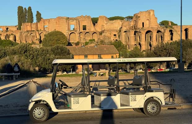 Image N°1 de Rome en 3 heures avec visite privée en voiturette de golf et dégustation de mets activité à Rome, publiée par le prestataire